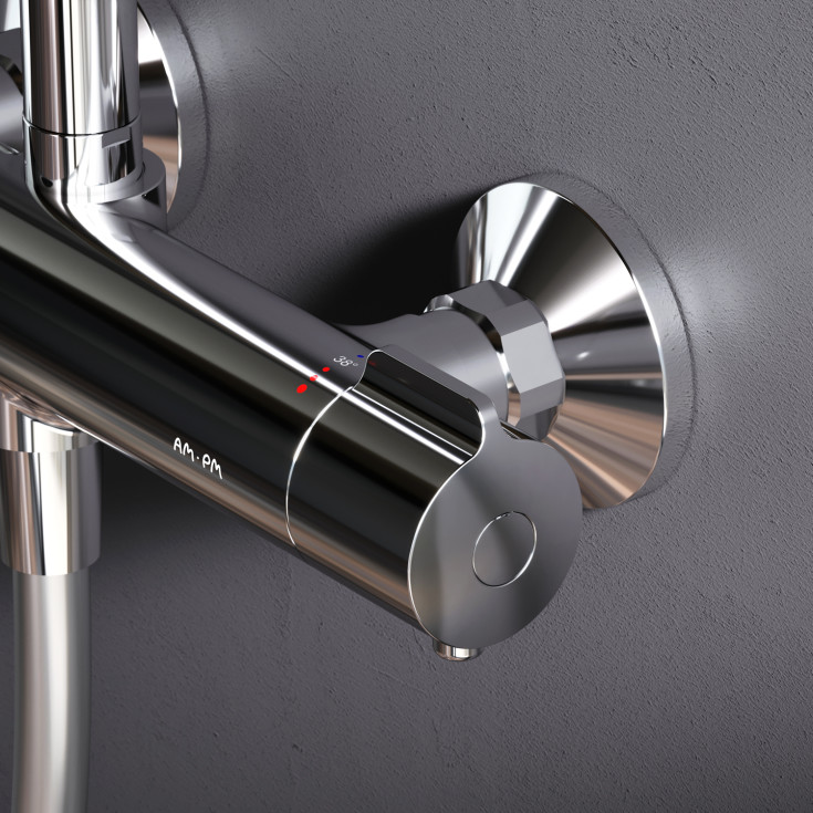 AM.PM Gem brusesæt, krom