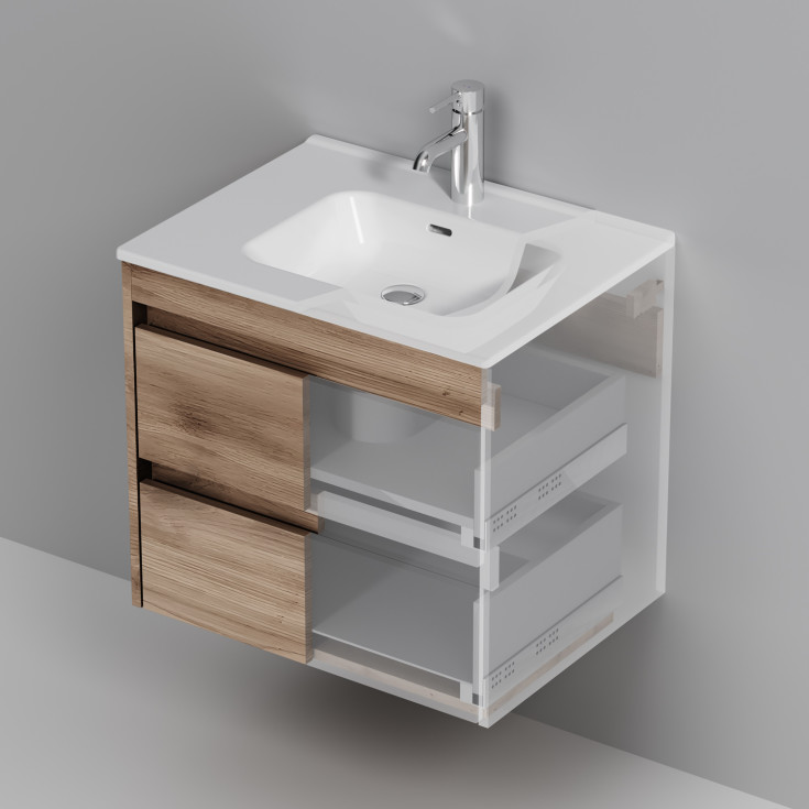 AM.PM Spike møbelpakke, usamlet, 61x46,5 cm, eik