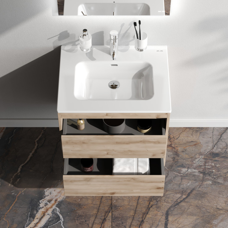 AM.PM Spike møbelpakke, usamlet, 61x46,5 cm, eik