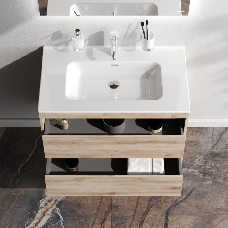 AM.PM Spike møbelpakke, usamlet, 81x46,5 cm, eik