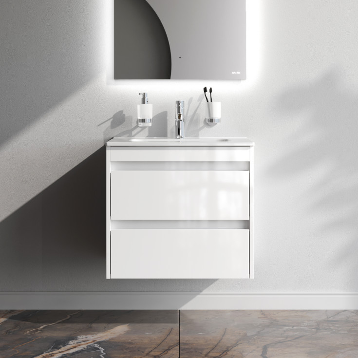 AM.PM Spike møbelpakke, usamlet, 61x49,5 cm, hvithøyglans