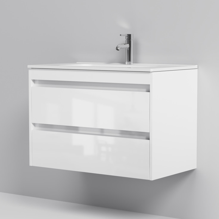 AM.PM Spike møbelpakke, usamlet, 81x49,5 cm, hvithøyglans