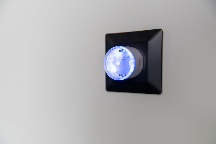 Shelly Gen3 energimåler, Bluetooth & Wi-Fi, sort