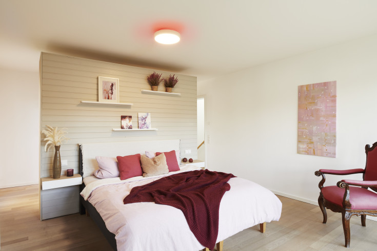 Osram Smart+ Wifi Backlight plafond, farveskift + hvid, Ø35 cm, hvid