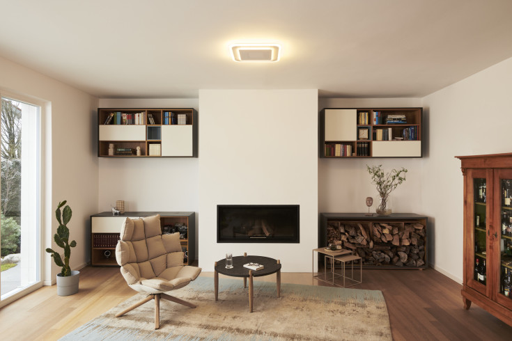 Osram Smart+ Wifi Saddie loftlampe, farveskift + hvid, 50x50 cm