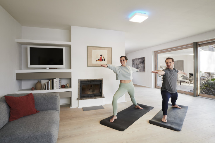 Osram Smart+ Wifi Backlight plafond, farveskift + hvid, 35x35 cm, hvid