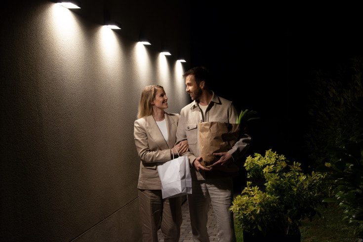 Osram Endura Style Bricklum solcelle væglampe med sensor