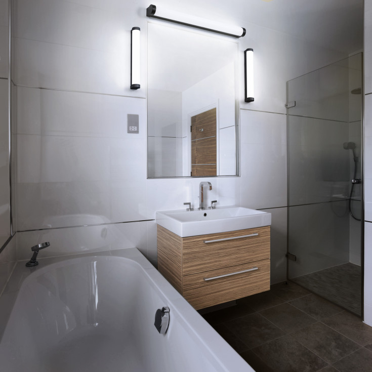 Osram Orbis Tube spejllampe, 3000-4000K, sort