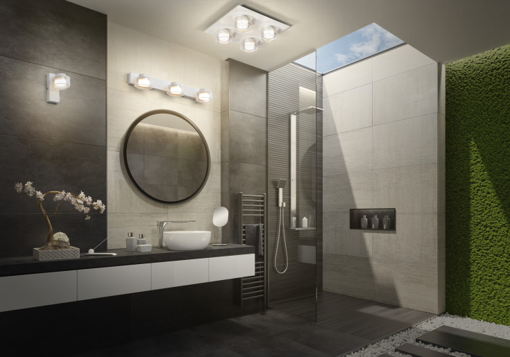 Osram Orbis Flame loftlampe, 3000-4000K, hvid