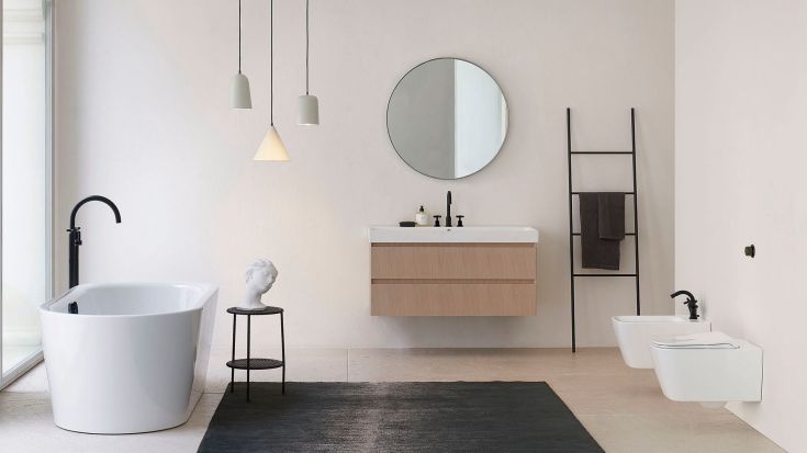 GSI Kube X vegghengt toalett, uten skyllekant, rengjøringsvennlig, hvit