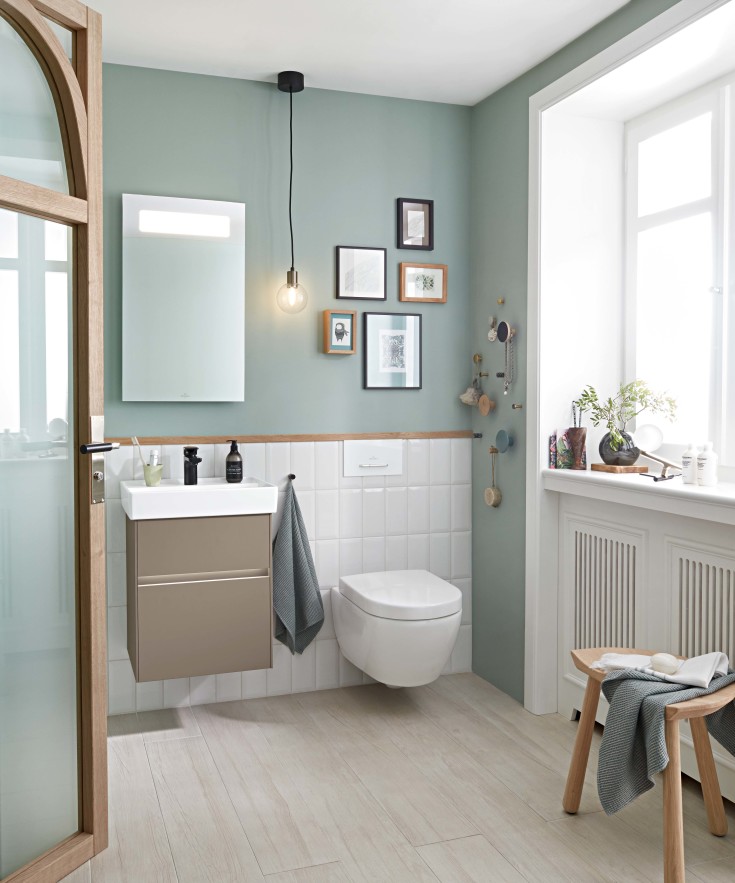 Villeroy & Boch Subway 2.0 væghængt toilet, rengøringsvenlig, hvid