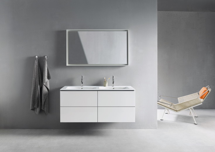 Duravit 2nd floor håndvask, 60x43 cm, hvid