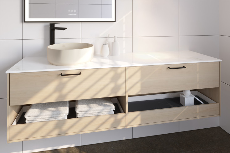 Svedbergs Halde håndvaskarmatur, mat sort