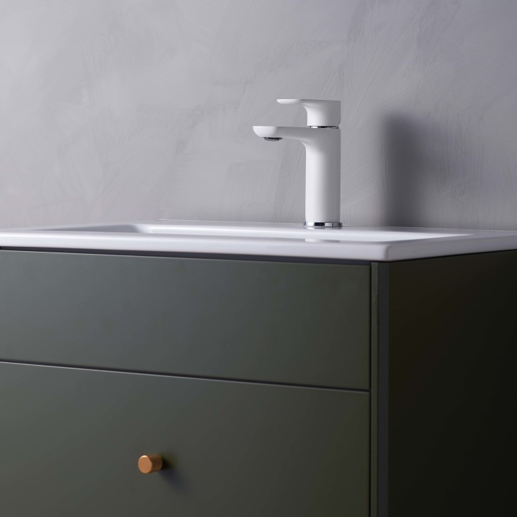 Gustavsberg Estetic håndvaskarmatur, mat hvid