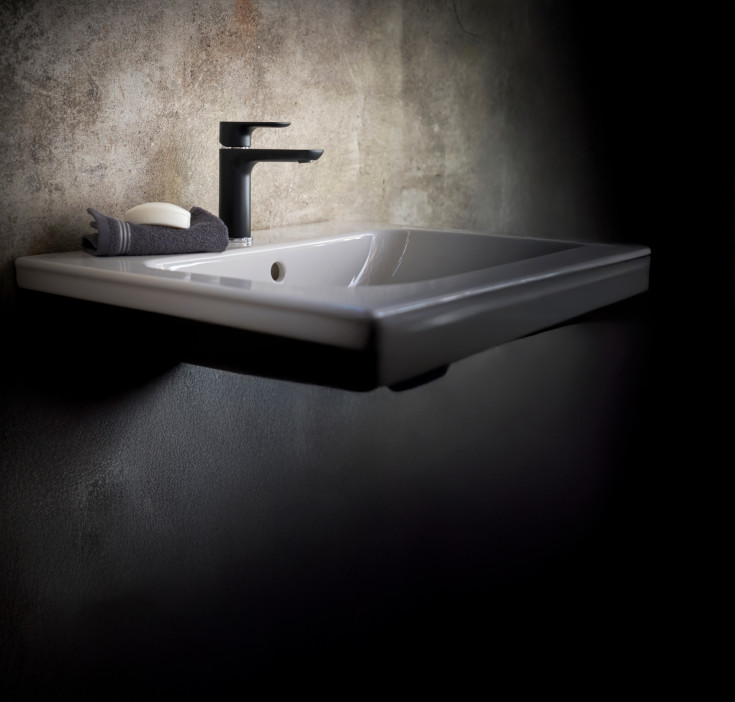 Gustavsberg Estetic håndvaskarmatur, mat sort