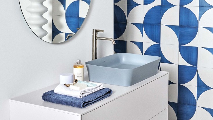 Ideal Standard Joy håndvaskarmatur, sølv