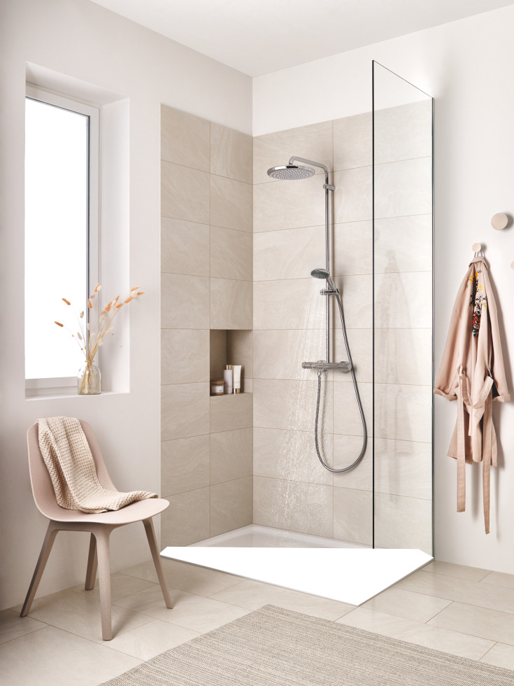 Grohe Vitalio Comfort 250 dusjsett, vannbesparende, krom