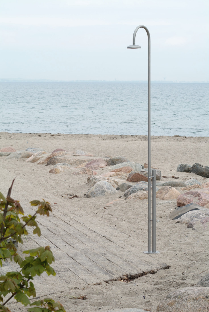 Frostline Duo udendørsbruser, 205 cm, rustfrit stål