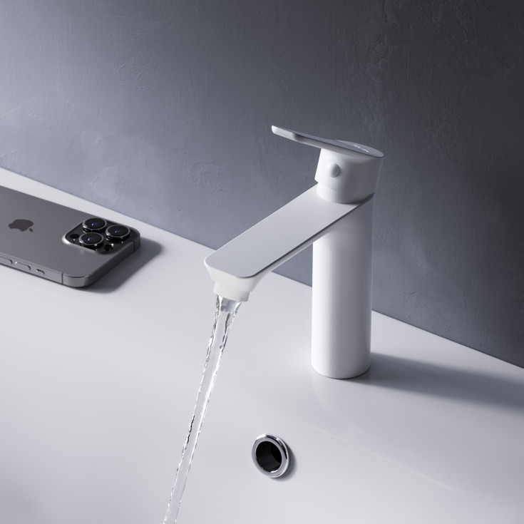 AM.PM Hit håndvaskarmatur, hvid