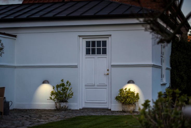 Nordlux Scorpius udendørs væglampe, galvaniseret stål