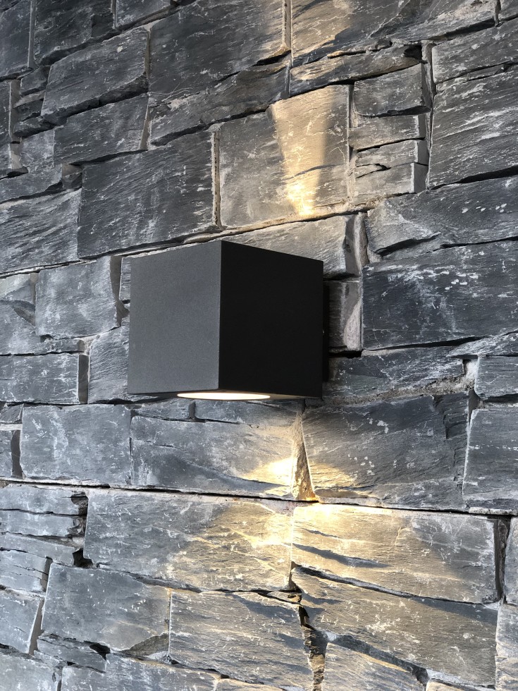 Scan Products Esta udendørs væglampe, antracit