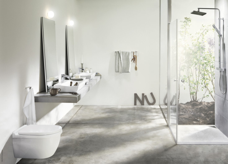 Unidrain komplet hjørneafløb, til 8mm fliser