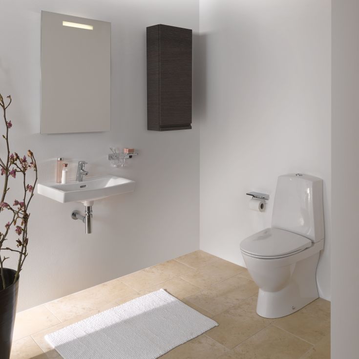 Laufen Pro N toilet, uden skyllekant, rengøringsvenlig, hvid