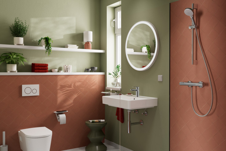 Hansgrohe Ecostat 1001 CL dusjbatteri, krom