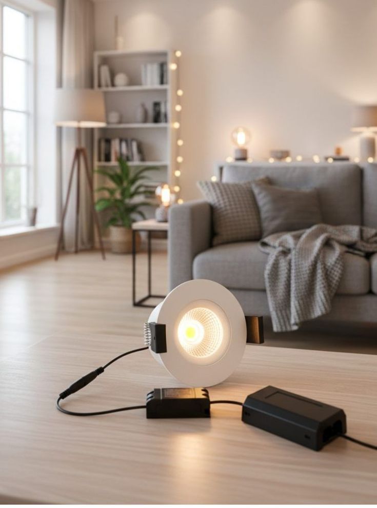 HiluX DS8 tilt spot til Shelly - 2200-6500K, CRI95, 600lm, hvid