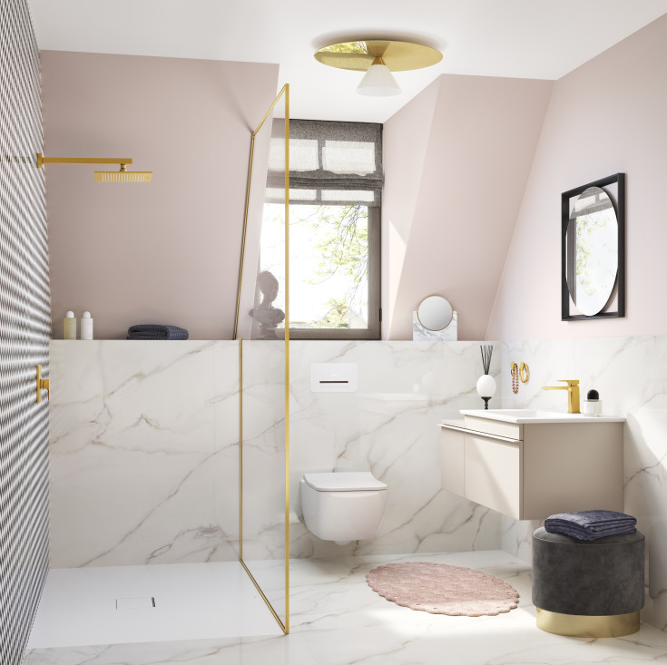 Villeroy & Boch Venticello væghængt toilet, uden skyllekant, rengøringsvenlig, hvid