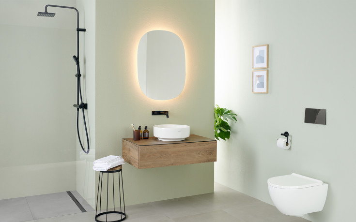 Geberit VariForm håndvask, Ø40 cm, hvid