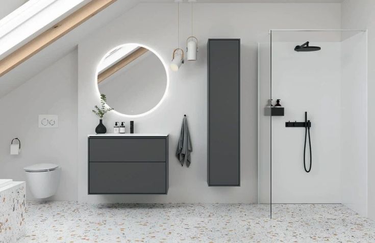 Ifö Spira Art væghængt toilet, uden skyllekant, rengøringsvenlig, hvid