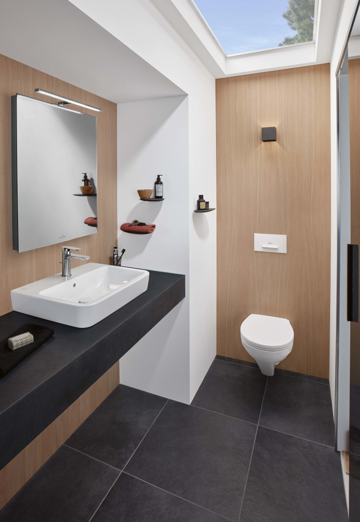 Villeroy & Boch O.Novo væghængt toilet, rengøringsvenlig, hvid