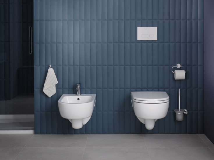 Duravit D-Code toalettbørste, krom