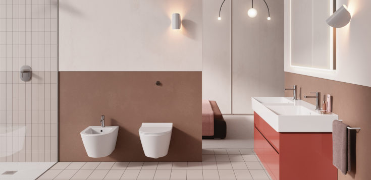 GSI Kube X servant, 120 x 47 cm, hvit