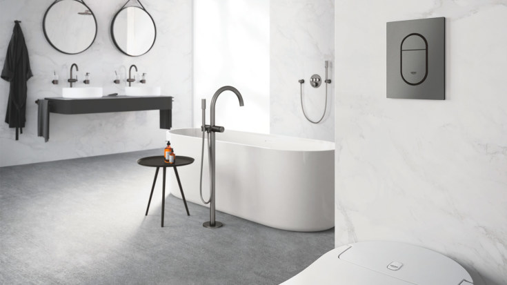 Grohe Essence badekar 180x80 cm, hvid