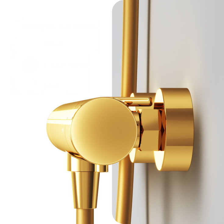 AM.PM X-Joy brusearmatur, messing