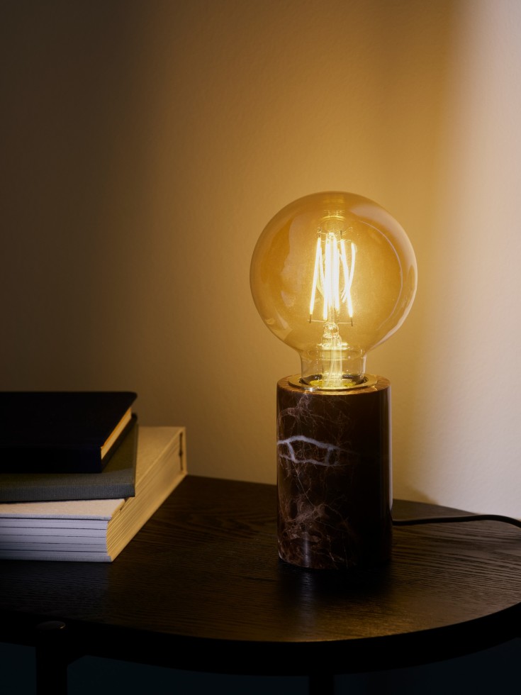 Nordlux Deco E27 globepære, 2500K, 7,2W