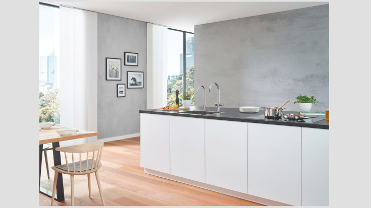 Grohe Minta køkkenarmatur, krom