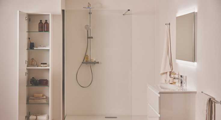 Ideal Standard Ceratherm T50 brusesæt, krom