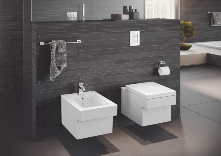 Grohe Cube Ceramic væghængt toilet, hvid