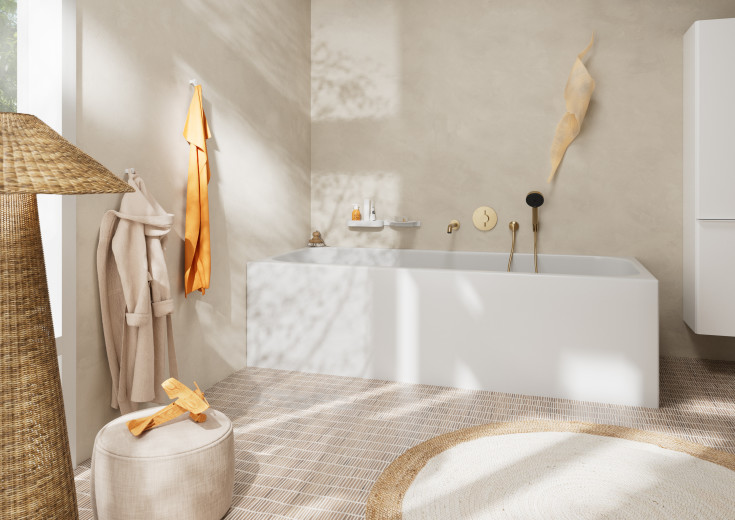 Hansgrohe Fixfit E slangeuttak, børstet bronse