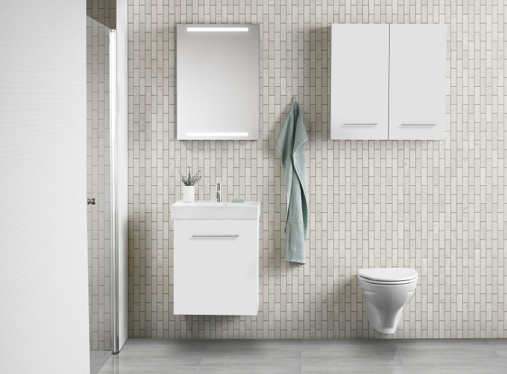Dansani Repeat spegel med belysning, 50x70 cm