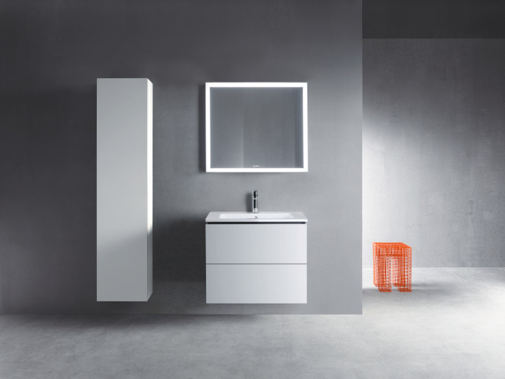 Duravit L-Cube højskab, 50x132 cm, mat hvid