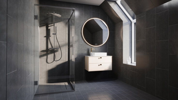 Svedbergs Myre håndvask, 36x50 cm, hvid