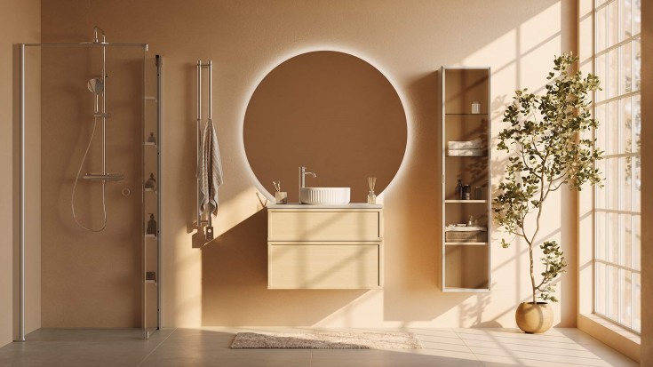 Svedbergs Fyn håndvask, Ø45 cm, hvid