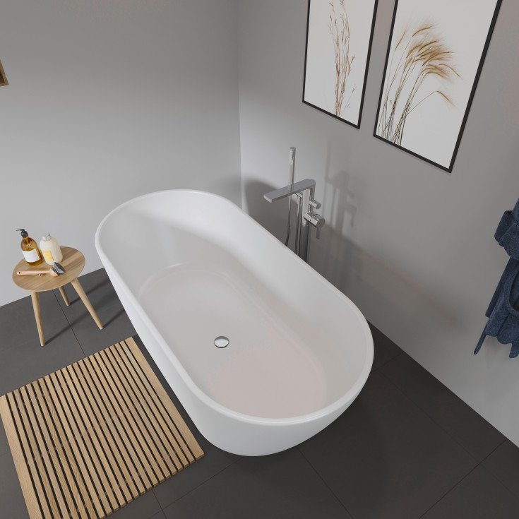 Duravit D-Neo badekar, 160x75 cm, hvid