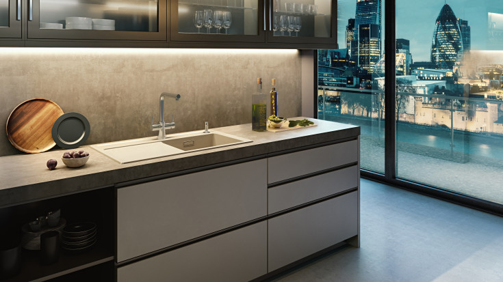 Blanco Linus-S køkkenarmatur, udtrækstud, krom