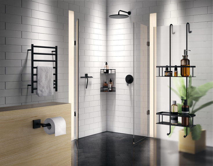 Smedbo House toiletrulleholder, mat sort