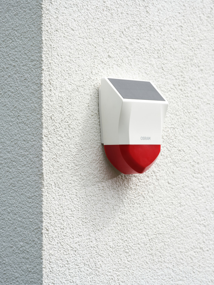 Osram Smart+ Wifi udendørs alarmsirene, hvid